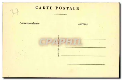 Luynes (Ille-et-Vilaine) — O Castelo — Fachada Sudoeste — A.P. — Verso