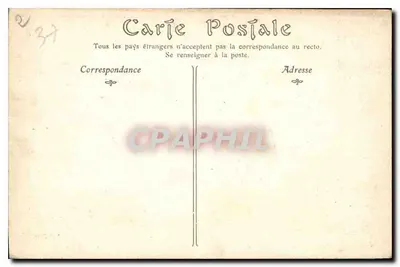 Schloss AMBOISE — Die Jagd auf Saint-Hubert, über dem Portal der Kapelle — ND Pec — Rückseite
