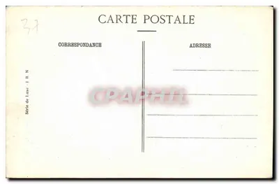 Azay-le-Rideau — Het park van het kasteel — Série de Luxe, n° 45 — Achterkant