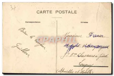 Tours — Plac Muzeum — wydawca C. P. A. nr 318 — Rewers