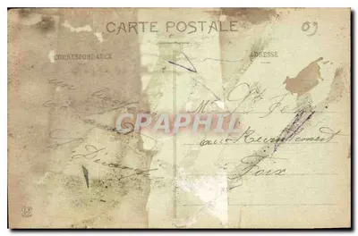 Os Pirineus-Ariégeois — Grutas fortificadas dos Écolises — Ussat-les-Bains — Phototype Lagouche Frères, Toulouse, n°222 — Verso