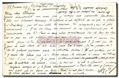 Strassburg i. Els. — Puente y escuela para chicas — editor no identificado — Reverso