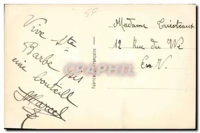 Sainte-Barbe — para zakochana — RP 1783 — Rewers
