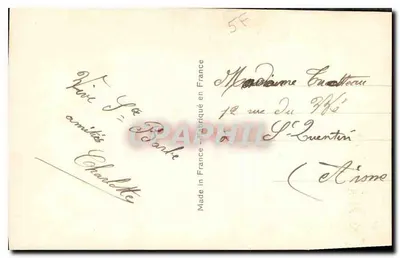 Casal abraçado — jardim florido — editor S.Bab. n°25 — Verso