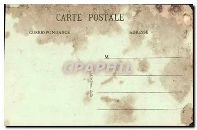 Bilhete postal antigo Lille Grand Place — Verso
