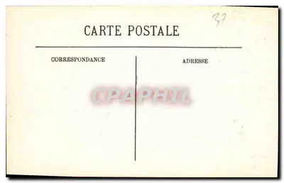Langeais — Zamek — Widok z parku — LL. — Rewers