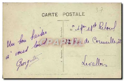 Ballan (Indre-et-Loire) — Castello di Bois-Renault e Cappella (Est) — A.P. — Verso