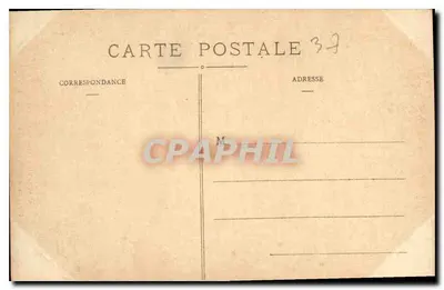 Azay-le-Rideau — Detalhe da fachada principal — H. B. - 2 — Verso