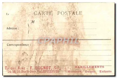 Valenciennes — Teatr Miejski (zbudowany w 1781) — wydawca anonimowy, n° 4868 — Rewers