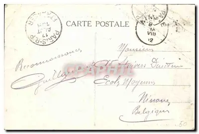 Les Echarmeaux (Rhône) — 710m nad poziomem morza — Trasa do Belmont w lesie — Rewers