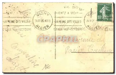 Vichy - La Source Chomel — éditeur Vichy, n°32 — Verso