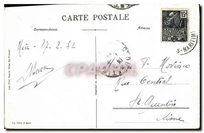 Nice. Pomnik Centenario i Promenada — Série 35, wydawca 'Les Plus Beaux Sites de France'. — Rewers