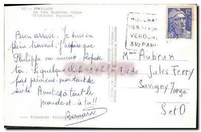 A Villa Madeleine — Centro de Educação Popular — Editor Vogue — Verso