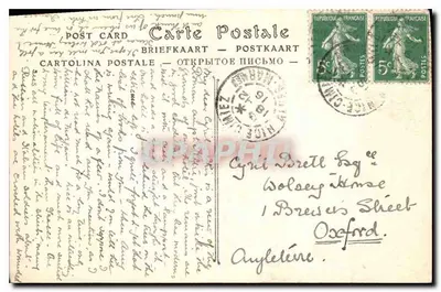 Nice-Cimiez — Ruiny rzymskie. Les Arènes — ND. Stara pocztówka n°204 — Rewers