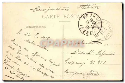Piekne Wzgórza Vosż — Kamień Chatlemagne — Foto Hommeyer i Ehret, Epinal, n°219 — Rewers