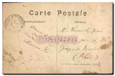 Béllevue-Bas-Meudon — L'Île Séguin — Il Tiro ai Piccioni — F. Fleury, Parigi, n°51 — Verso
