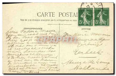 Het Heilig Hart — Parijs — M.J. — n°657 — Achterkant