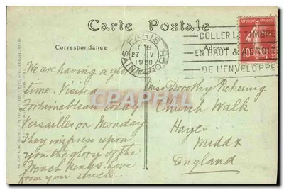Paryż — Katedra Notre-Dame, widok ogółem — wydawca nieznany, nr 9 — Rewers
