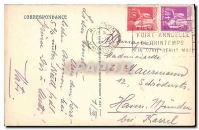 Avignon — O Palácio dos Papas (lado Leste) — LL. — Verso