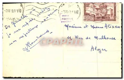 Zasne lasy — zimowy widok — Foto Rambaud, Grenoble — Rewers