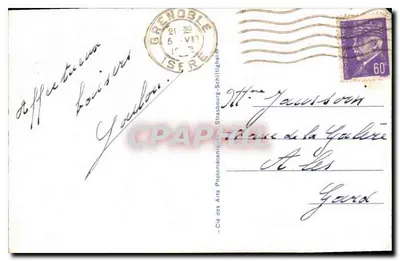 Grenoble — Vista general y el Cours Jean Jaurès — CAP 214 — Reverso