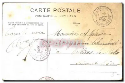 Visão de Saint-Gingolph — editor C.P.N. 397 — Verso