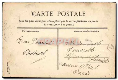 TROUVILLE - A ponte de passeio sob tempo forte — editor L.Y. & Cie, n°14 — Verso