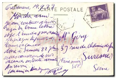PLOUHA (C.-du-N.) — Plaża Palus — Kąt skał — Rewers