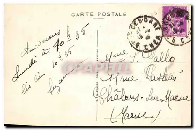 Bourges - Façada katedry — E.M. n°201 — Rewers