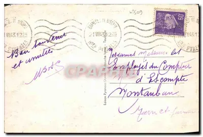 Bagnères-de-Bigorre — Entrada al Casino — Edición Boucha Pyrénées, n° 474 — Reverso