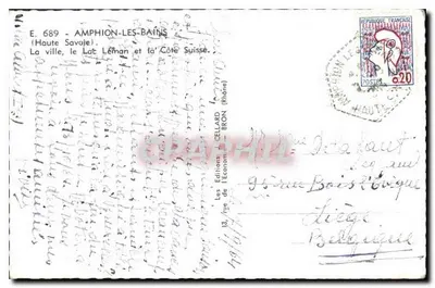 Amphion-les-Bains — El lago Léman y la Côte Suisse — Les Éditions Cellard — Reverso