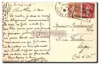 Okolice AUTUN — Wodospad BriseCou — ND.225 — Rewers