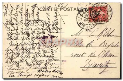 Gavarnie — Ogólny widok na Cirque i Most Naïge — Pireneje, nr 827 — Rewers