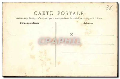 Châteauroux - Kerk van Onze Lieve Vrouw - Zijde van het gebouw — B.F. PARIS — Achterkant