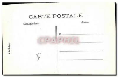 Castelo de Valençay (Indre) — Perfil da Fachada Noroeste — Edição Audejean-Buquet, Valençay — Verso