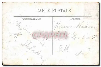Lourdes — Widok ku Zamkowi — Wydawca nieznany, nr 14 — Rewers