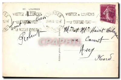 Jaskinia w Lourdes — Święta Bernadetta — Wydawnictwo Lourdes — Rewers