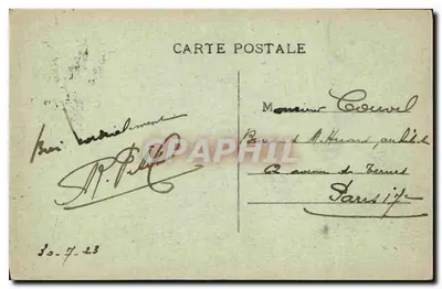 Lourdes — A Basílica e a Cadeia dos Pirineus — Editor não visível — Verso