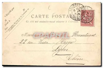 Lourdes. Grotta Miracolosa — V. P. Paris N. 28. — Rewers