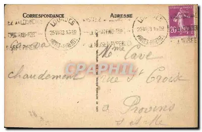 Lourdes - Le Château Fort - LL — Verso