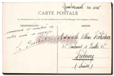 Lourdes - Widok Esplanady i Bazyliki — wydawca nieznany, nr 5 — Rewers