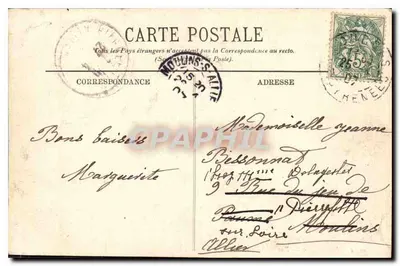 Lourdes — Ogólny widok i Pic du Jer — LL. — Rewers
