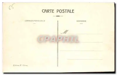 Lourdes - Terza Stazione del Calvario — Edizione F. Virion, n° 266 — Verso