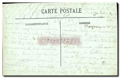 Z okolic Cauterets — Most Hiszpański — LL. — Nr 105 — Rewers