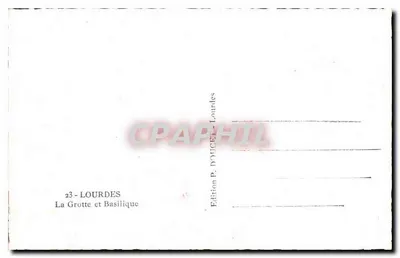 Lourdes — Grotta i Bazylika — Wydawnictwo P. Doucet, Lourdes — Rewers