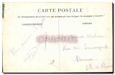 Lourdes - Apparition of the Virgin to Bernadette - Edition P. V. — Back