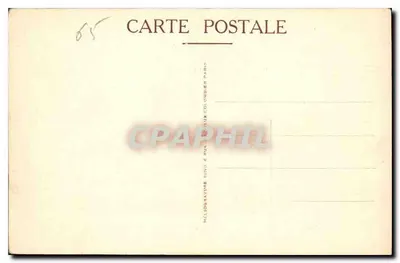 Jaskinia Massabielle w Lourdes — reprodukcja z 1858 — Dom Matki Siostry Miłosierdzia, Nevers — Rewers