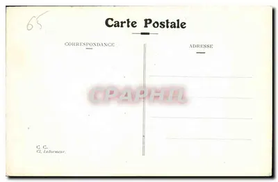 Pyrénées — Pic du Midi d'Ossau (wys. 2.885 m) i Pic de Sesques (wys. 2.605 m) — C. G. Ledormeur — Rewers