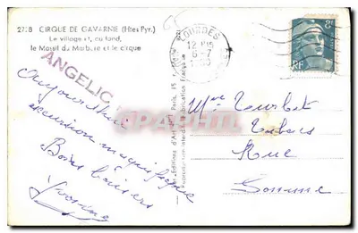 Cirque de Gavarnie — Wioska i cirque — Wydawnictwo Sztuki, Paryż — Rewers