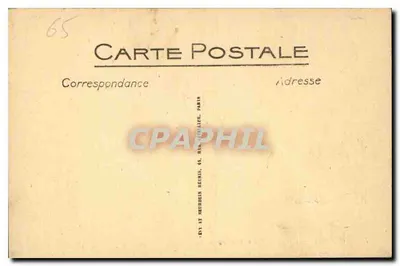 Lourdes — La Esplanade y el Castillo — LL. — Reverso